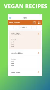 Vegan Recipes App screenshot 0