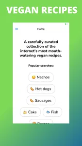 Vegan Recipes App screenshot 1