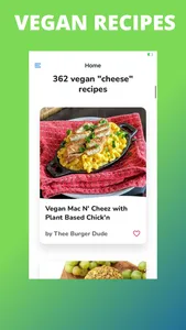 Vegan Recipes App screenshot 3