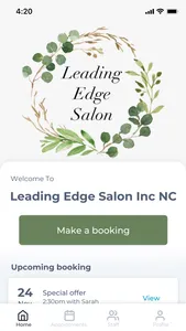 Leading Edge Salon Inc NC screenshot 0