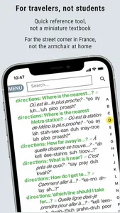 Just-In-Time French Phrasebook screenshot 3