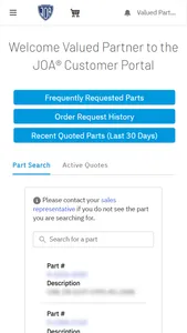 JOA Portal screenshot 2