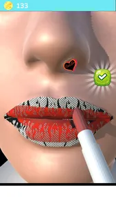 Lip Art Lipstick Makeup Game screenshot 3