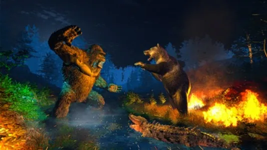 Giant Bigfoot Gorilla Rampage screenshot 0