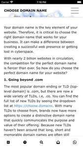 CHOOSE.DOMAINS screenshot 5