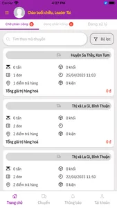 Vận tải siêu tốc - Chủ Xe screenshot 0