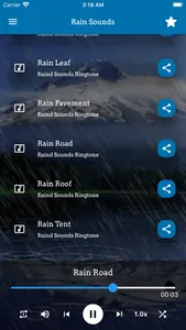 Rain Sounds Ringtones screenshot 4