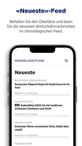 Handelszeitung screenshot 3