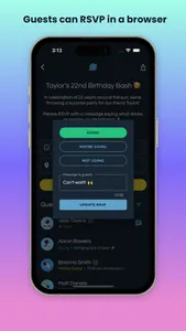 planit • invite & rsvp screenshot 1