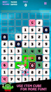 Zero Cube : Drag Number Puzzle screenshot 1