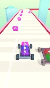 2048 Race - Racing Game screenshot 1