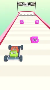 2048 Race - Racing Game screenshot 2