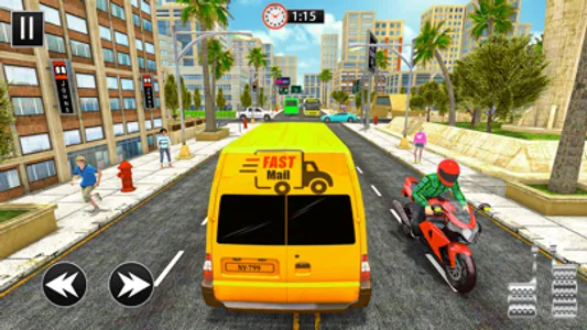 Fast Mail Van: Courier Games screenshot 1