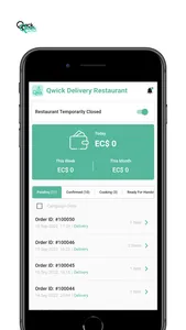 Qwick Delivery Resturant screenshot 0