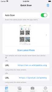 PhotoQR: QR Codes in Photos screenshot 0