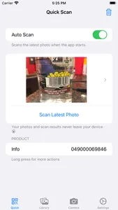 PhotoQR: QR Codes in Photos screenshot 1