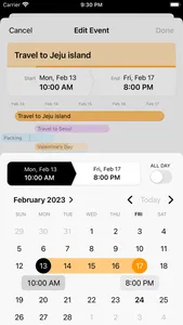 TimeSurf Calendar screenshot 7