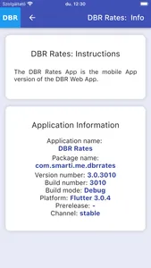 DBR Index screenshot 2