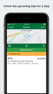 SC Durham Region Transit screenshot 2