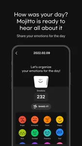 Mojitto – Daily Emoji Diary screenshot 2