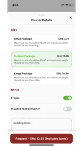 Uno: Pick-up & Delivery screenshot 2