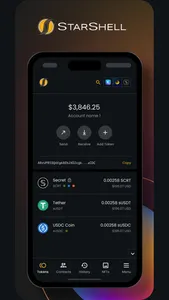 StarShell Wallet screenshot 0