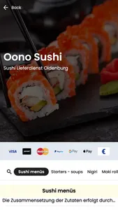 Oono Sushi screenshot 1