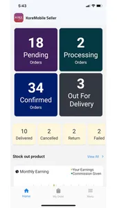 Kore Mobile Seller screenshot 1