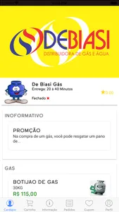 De Biasi Distribuidora de Gás screenshot 1