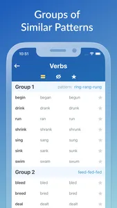 Irregular Verbs — English screenshot 1