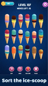 Ice Cream Sort Puzzle Dessert screenshot 4