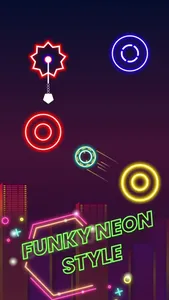 Neon Ball Hop – Aim and Shoot screenshot 1