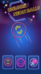 Neon Ball Hop – Aim and Shoot screenshot 3