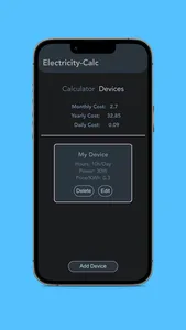 Electricity-Cost Calculator screenshot 1