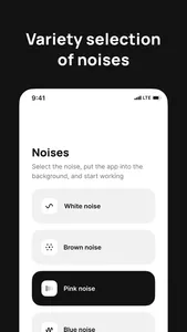 ADHD White Noise + Brown, Pink screenshot 4
