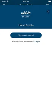 Unum Events screenshot 2