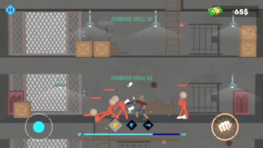 Stickman Escape - Hell Prison screenshot 1