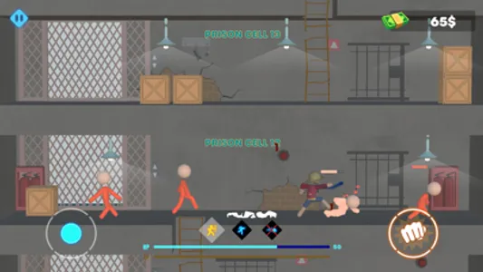 Stickman Escape - Hell Prison screenshot 2