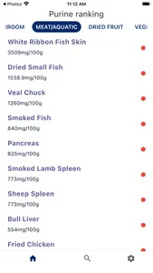 食物嘌呤-查询、记录、远离高尿酸败血症 screenshot 0