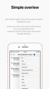 Work Items screenshot 1