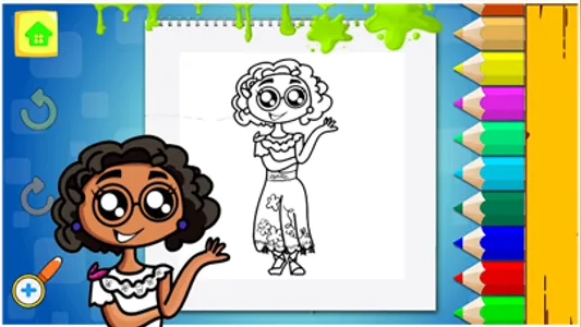 Mirabel Coloring Book Encanto screenshot 2