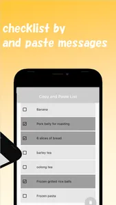 Copy and Paste List screenshot 1