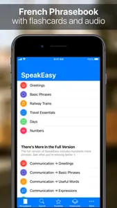 SpeakEasy French Phrasebook screenshot 0