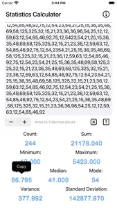 Statistics Calculator Plus screenshot 7