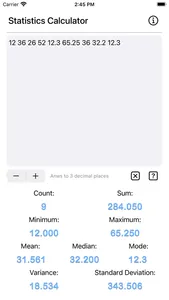 Statistics Calculator Plus screenshot 8