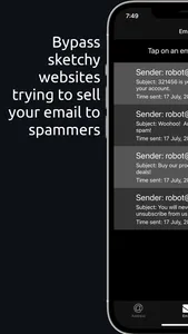 AnonyMail screenshot 2