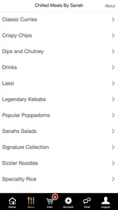 Chilled Meals By Sanah App screenshot 1