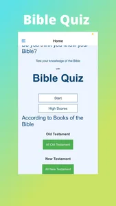 Bible Trivia Game App screenshot 0