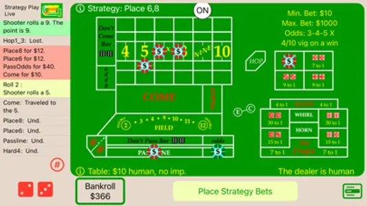 Strategic Craps screenshot 0