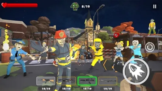 Poly Zombie Survival Shooter screenshot 0